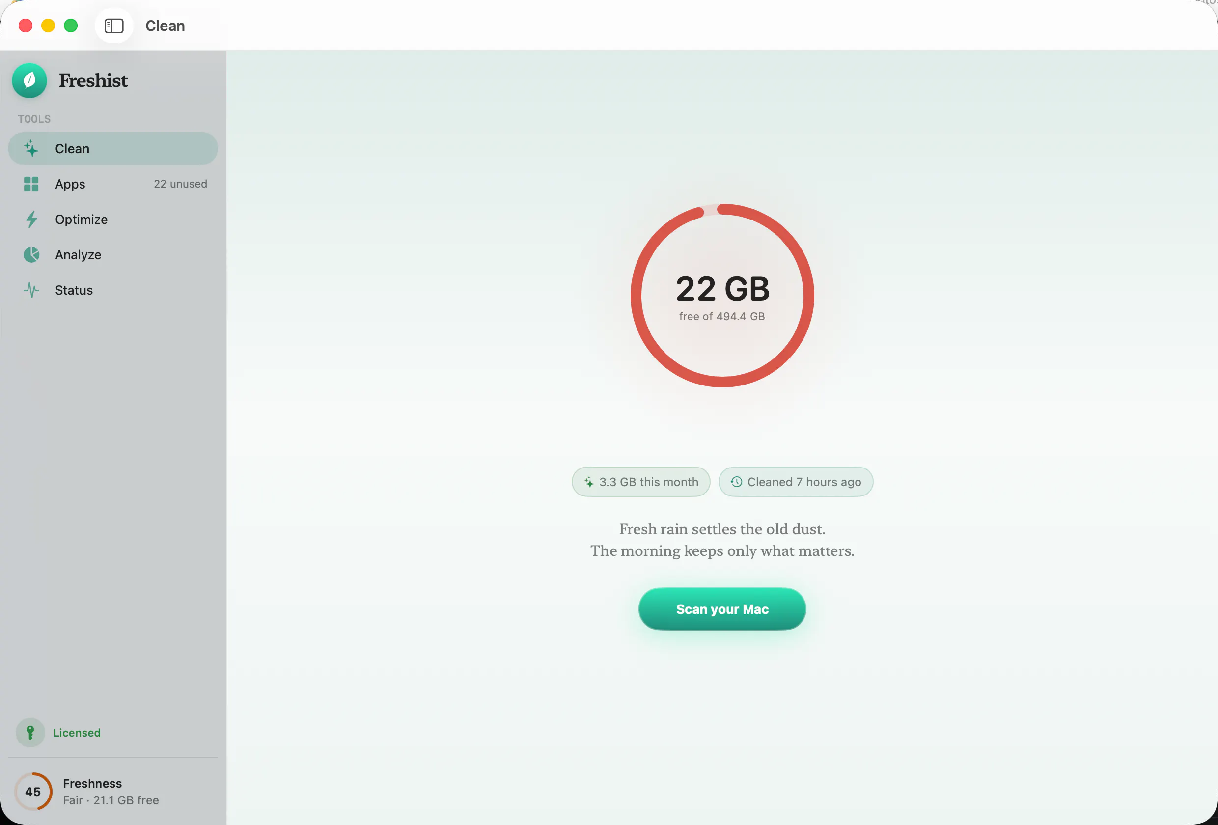 Freshist screenshot 1