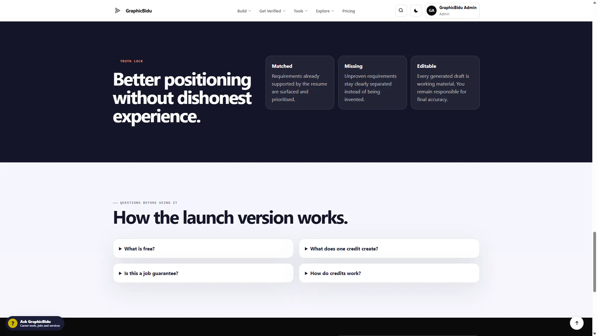 GraphicBidu Job Application Copilot gallery image