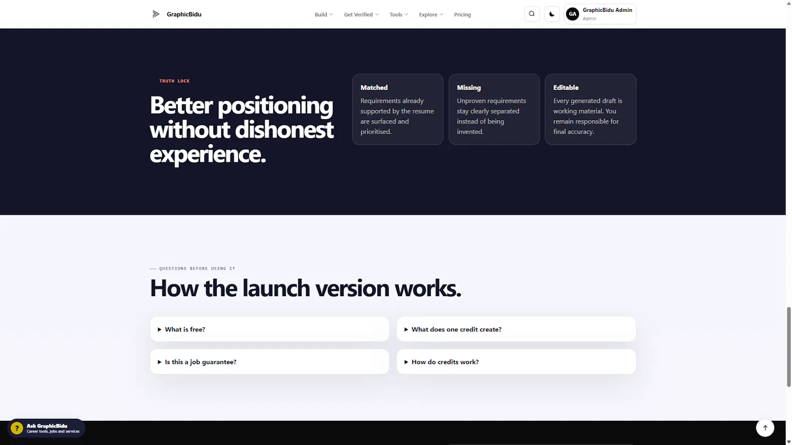 GraphicBidu Job Application Copilot screenshot 2
