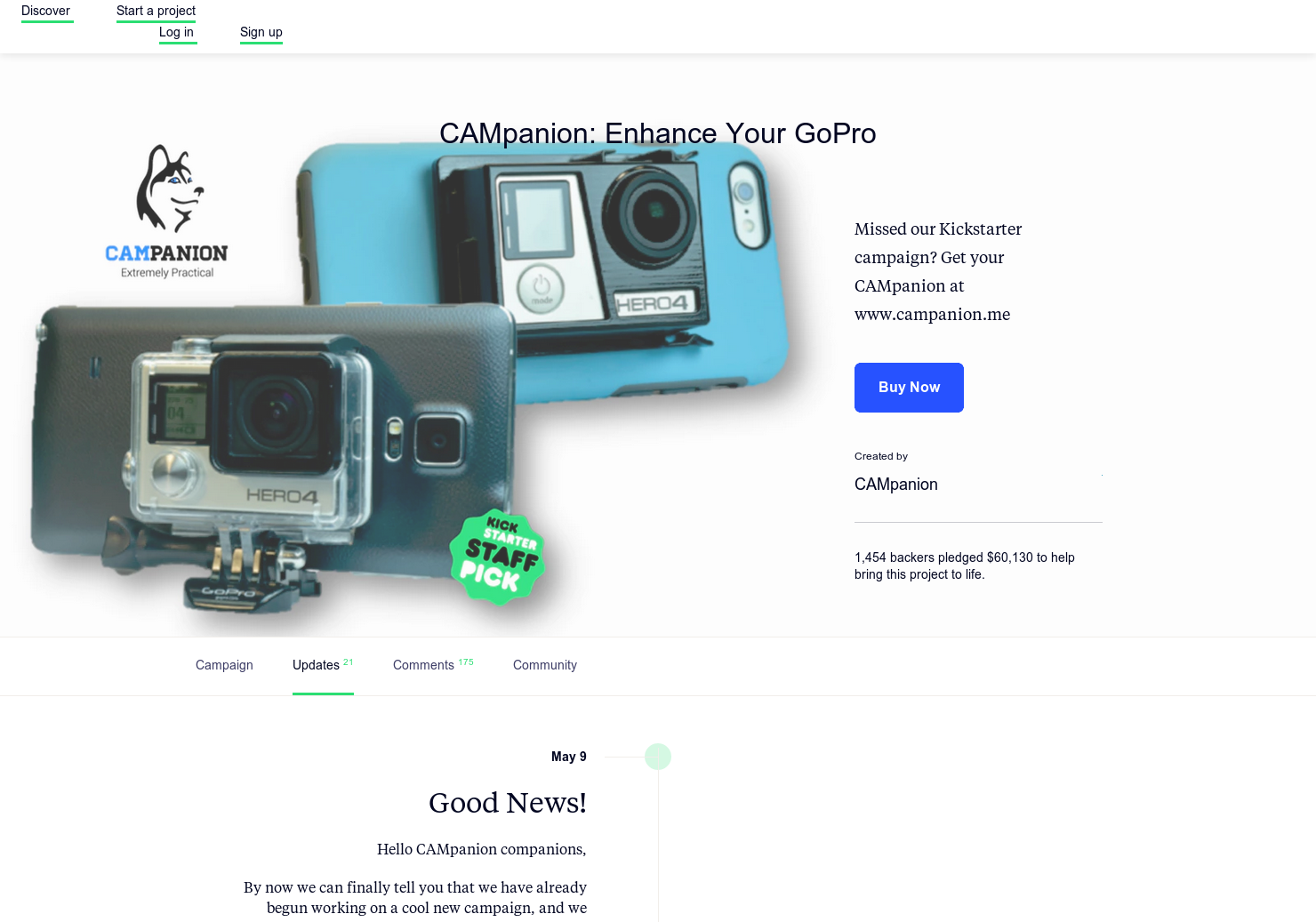 CAMpanion: Enhance Your G