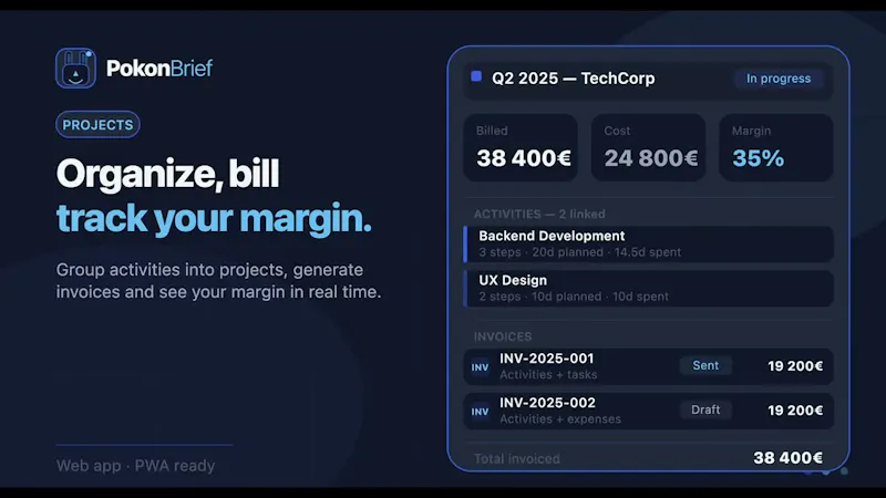 PokonBrief screenshot 1 (video preview)