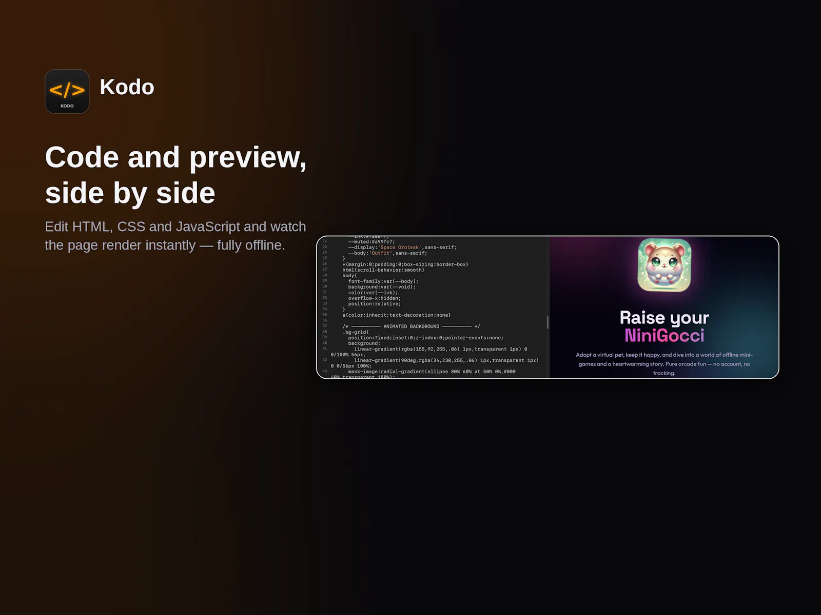 Kodo screenshot 2