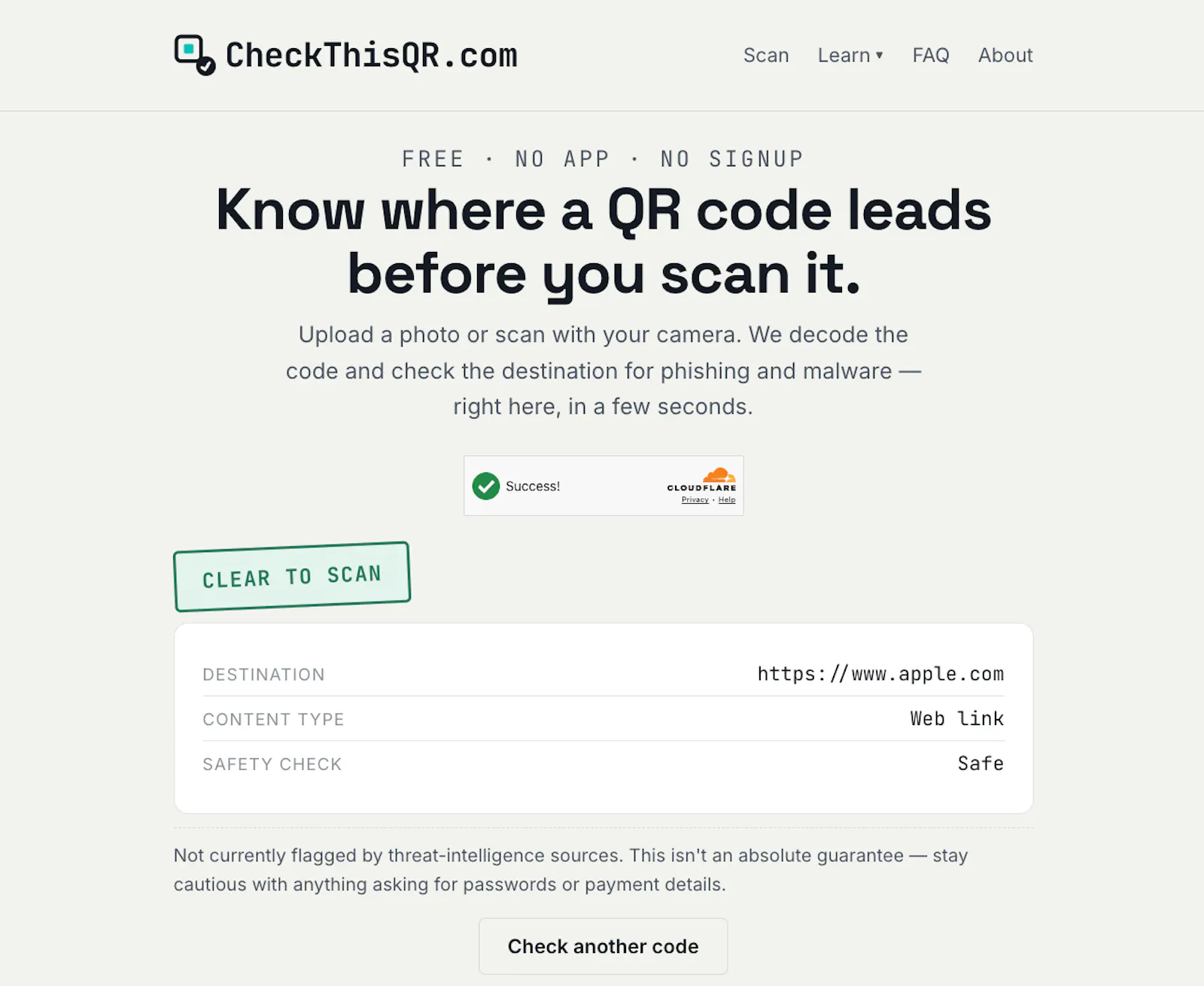 CheckThisQR screenshot 3