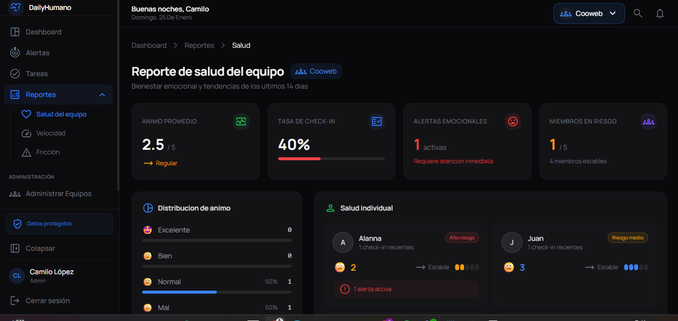DailyHumano - Screenshot 5 showing product features and functionality