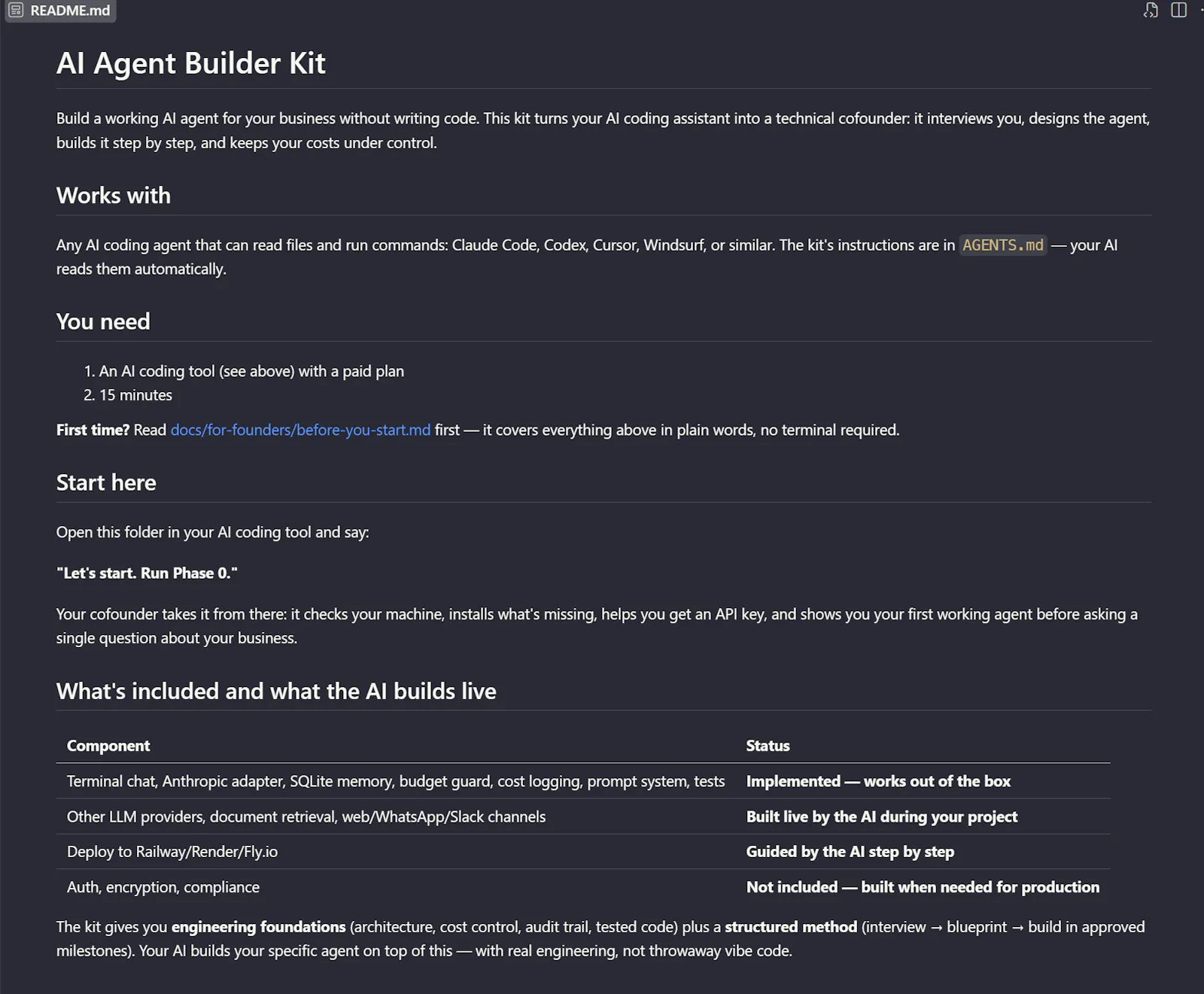 AI Agent Builder Kit for Non-Devs screenshot 2