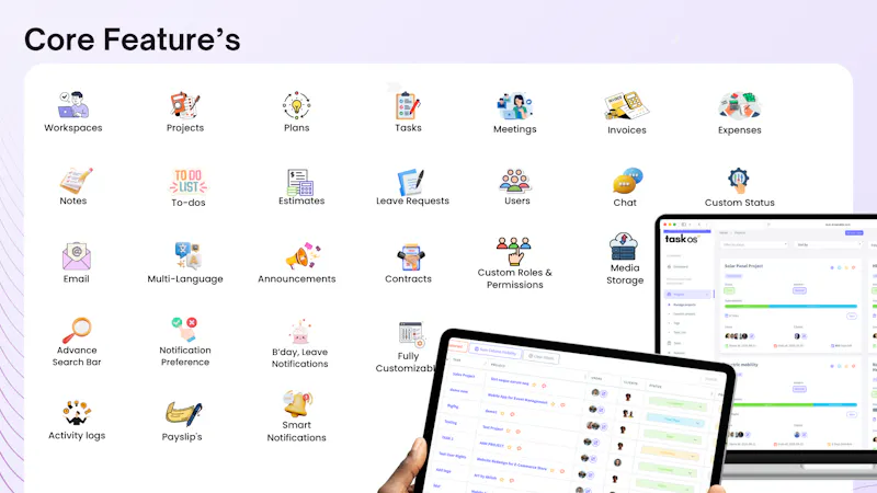 Task OS - Project Management System screenshot 2