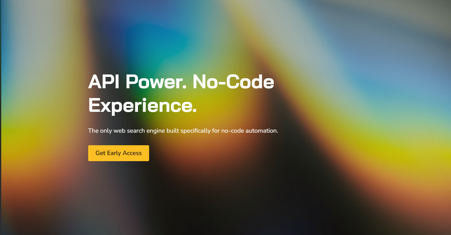 Searchie - Main screenshot showing features and interface
