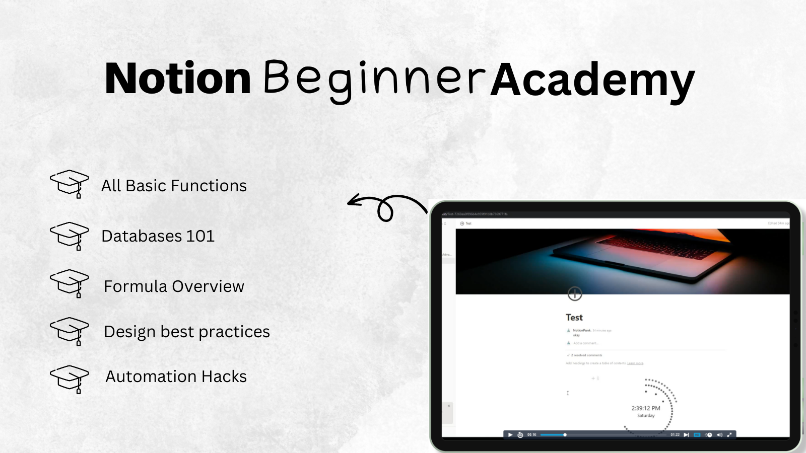 Notion Beginner Academy media 3