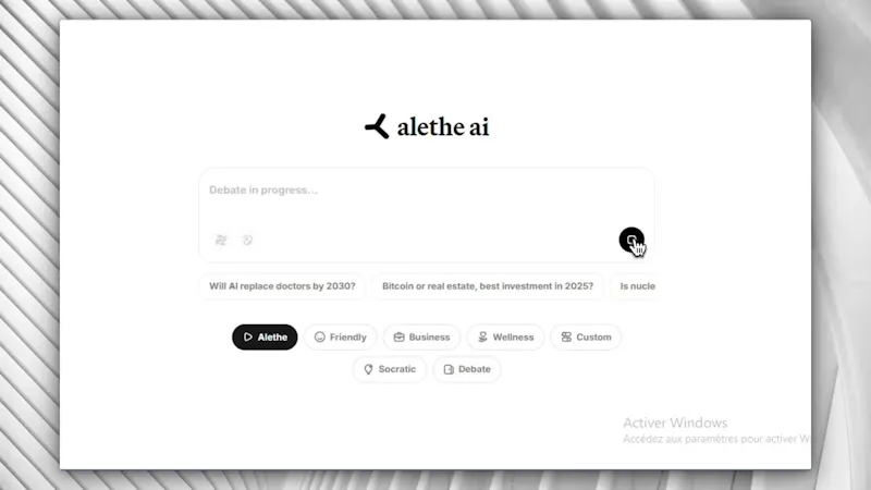 Alethe ai screenshot 1 (video preview)