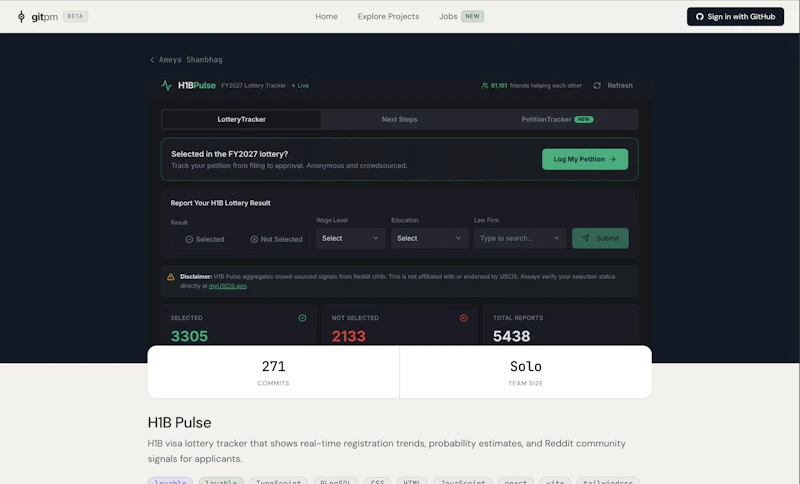 GitPM: The portfolio for PMs who ship screenshot 4