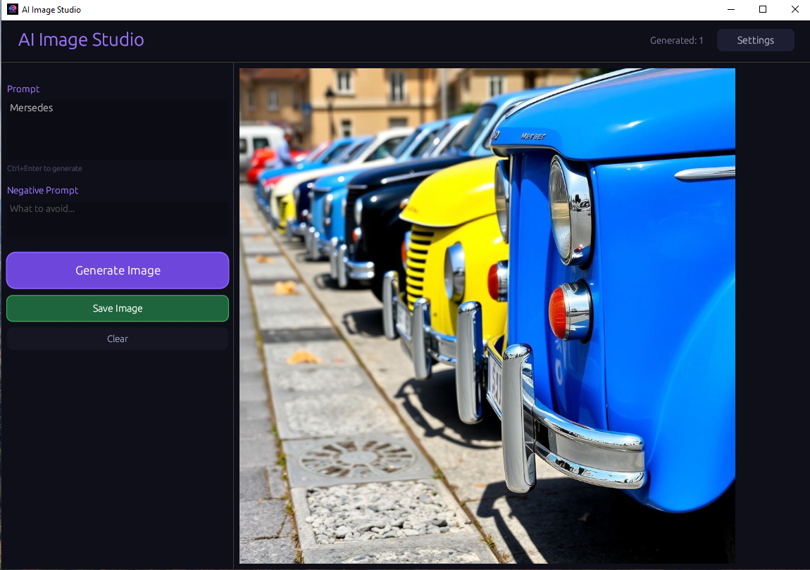 AI Image Studio - Screenshot 3 showing product features and functionality