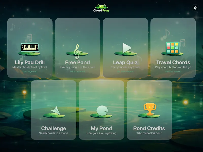 ChordFrog screenshot 2