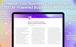 10,000 AI-Powered Business Ideas Prompts media 2
