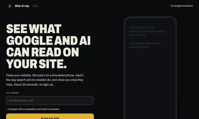 Site X-ray screenshot 1