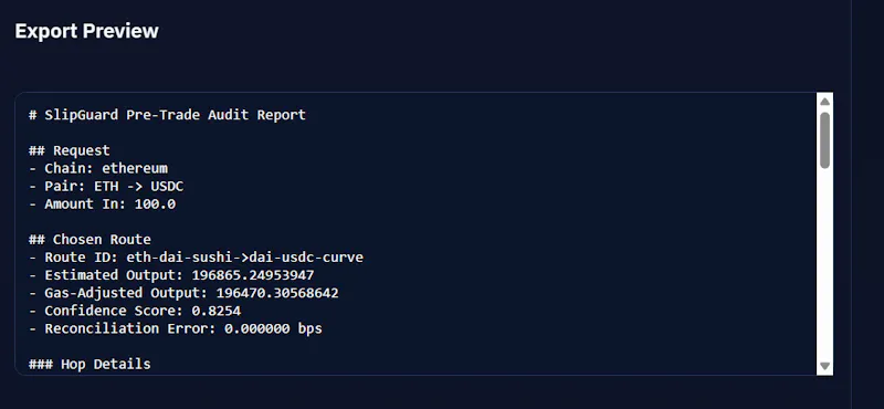 SlipGuard — Public Preview screenshot 4