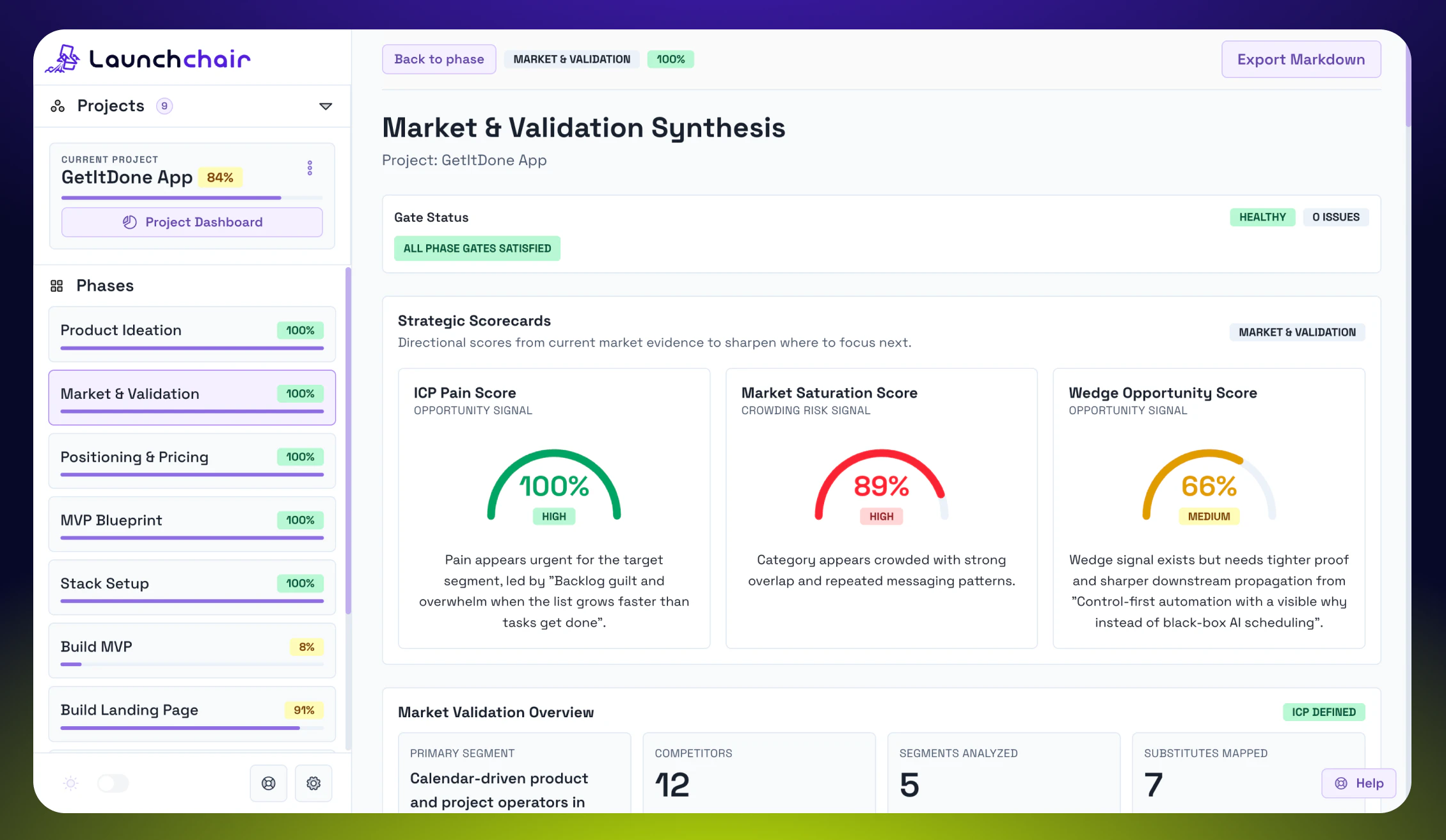LaunchChair screenshot 1