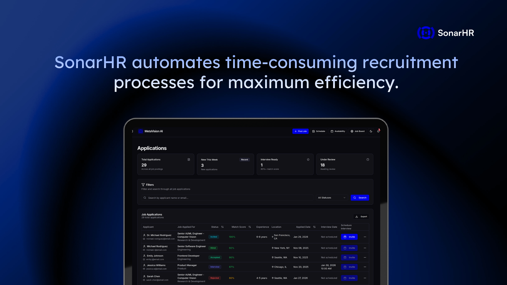 SonarHR gallery image