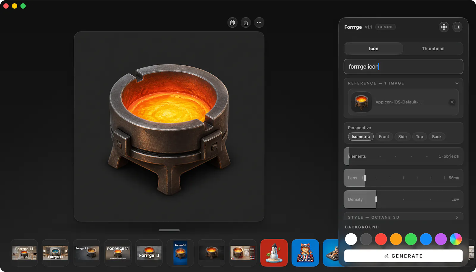 Forrrge screenshot 1