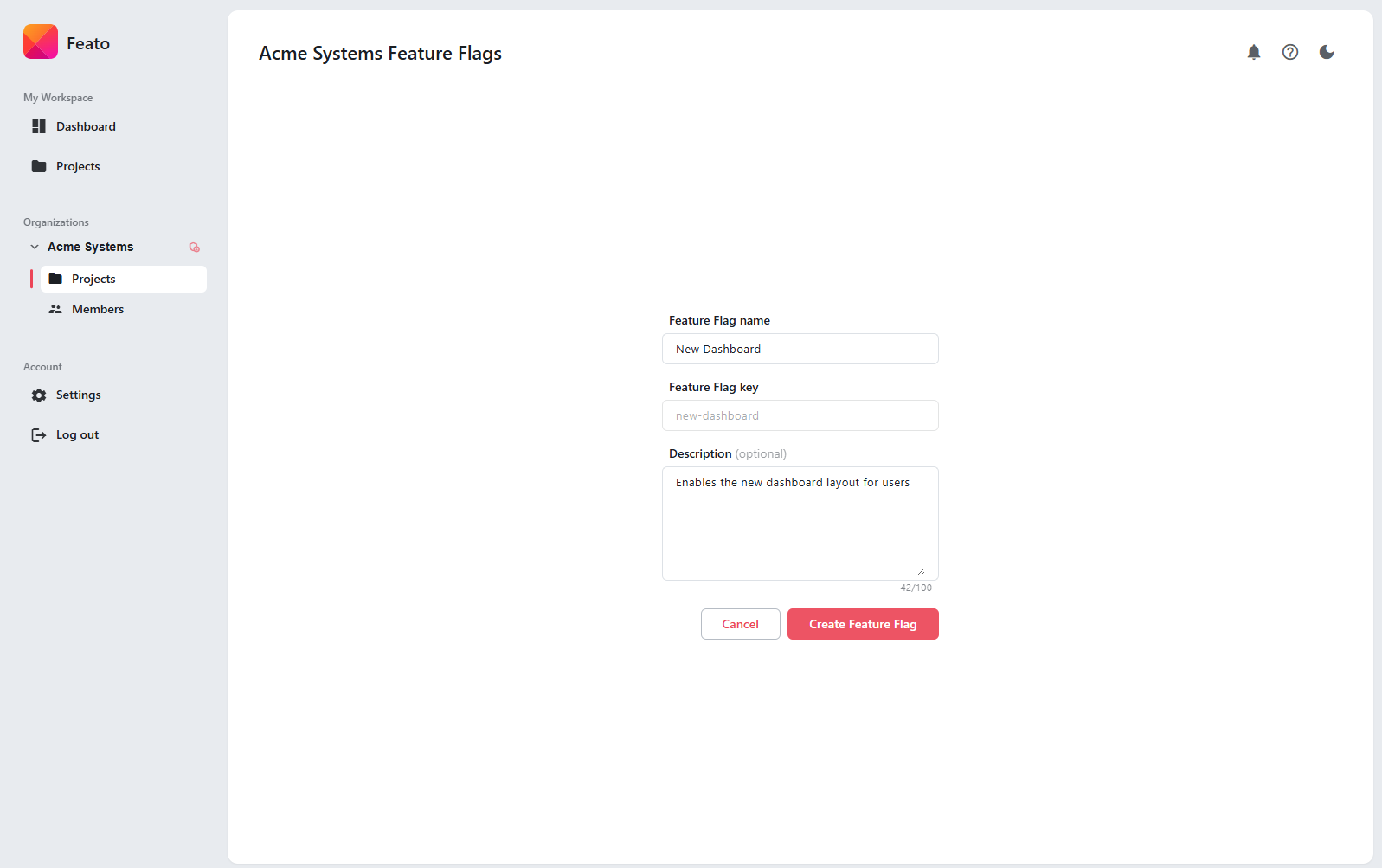 Feato - Screenshot 2 showing product features and functionality