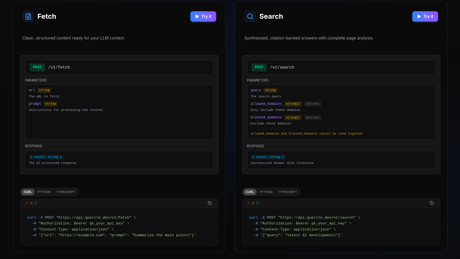 Quercle - Screenshot 3 showing product features and functionality