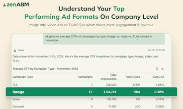 Zena by ZenABM - LinkedIn Ads AI Analyst gallery image