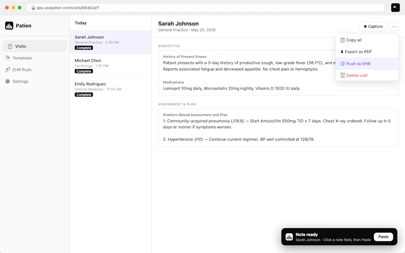 Patien screenshot 1