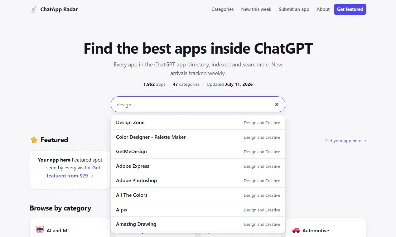 ChatApp Radar 截图 2