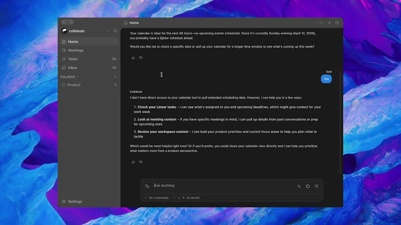 Collabute screenshot 1 (video preview)