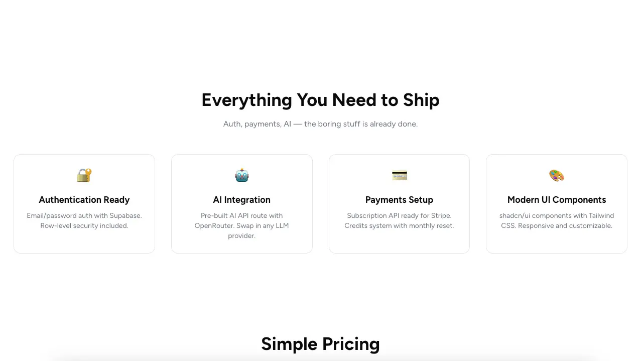 Next.js SaaS Starter Kit gallery image