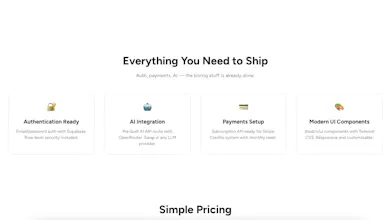 Next.js SaaS Starter Kit gallery image