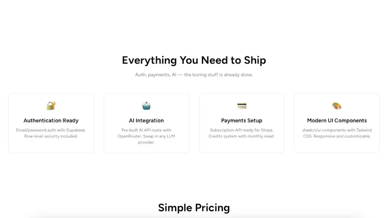 Next.js SaaS Starter Kit screenshot 3