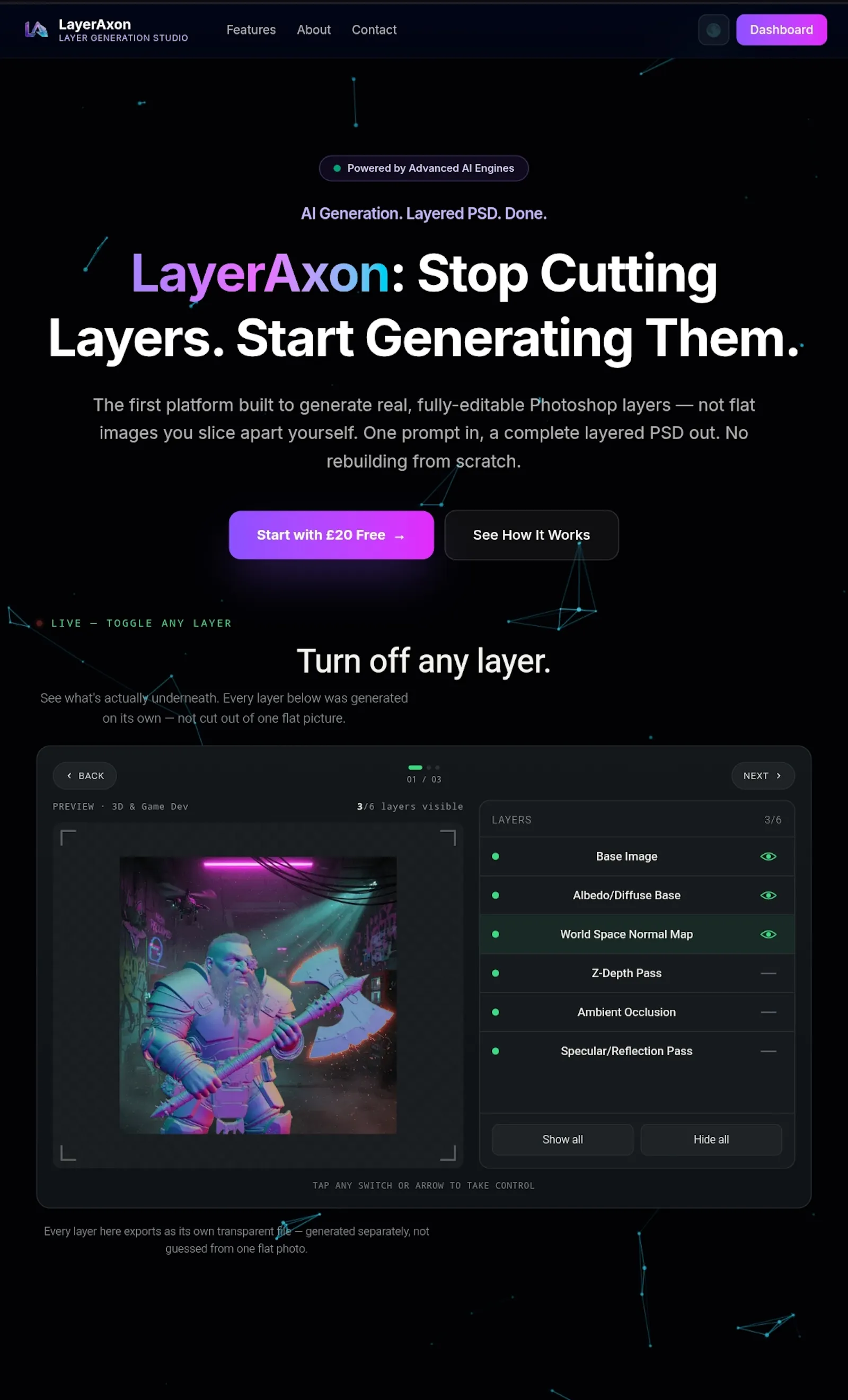 Layeraxon screenshot 2