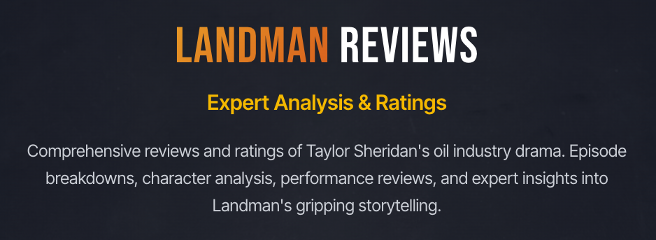 Landman Unofficial Site gallery image