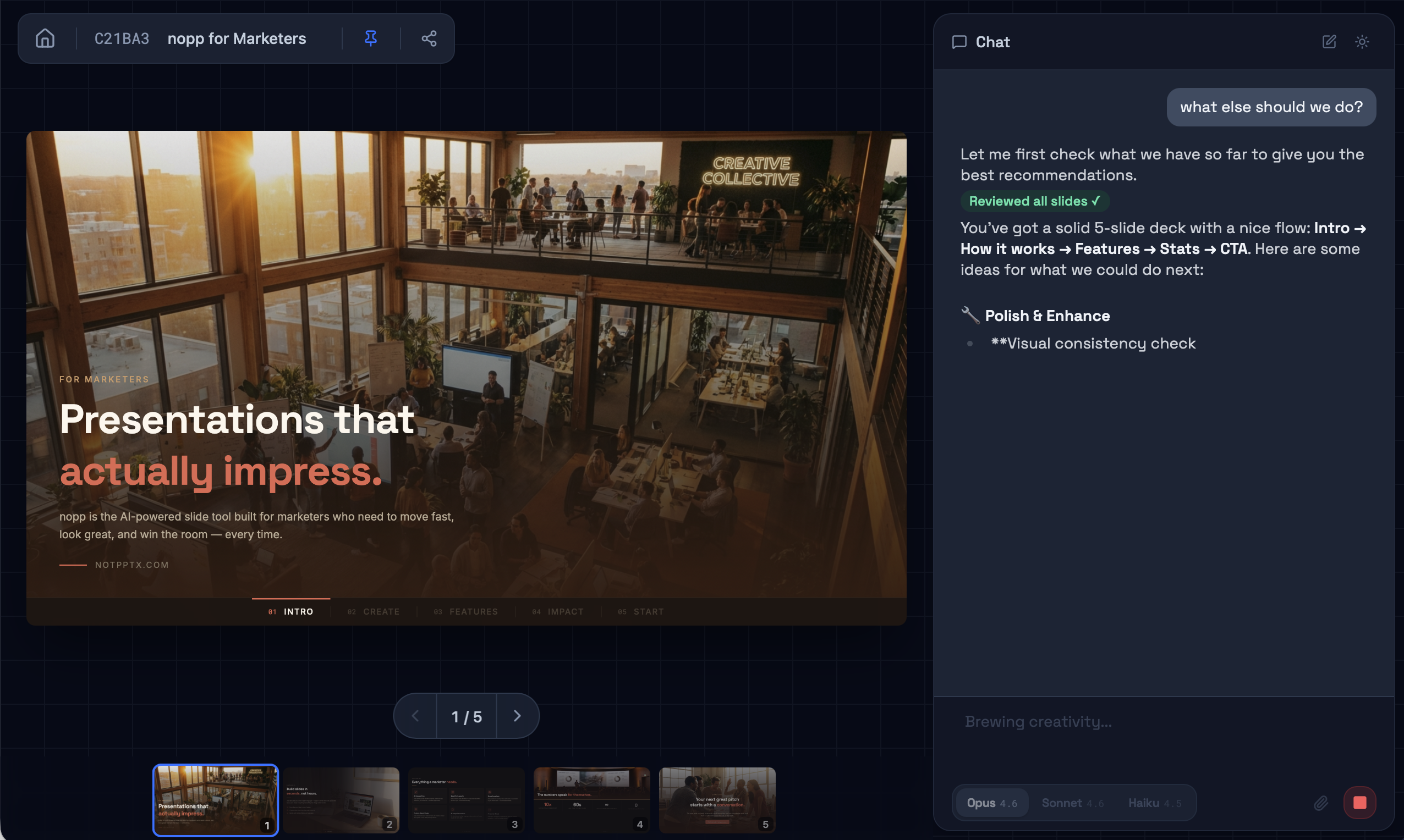 NotPowerpoint. gallery image