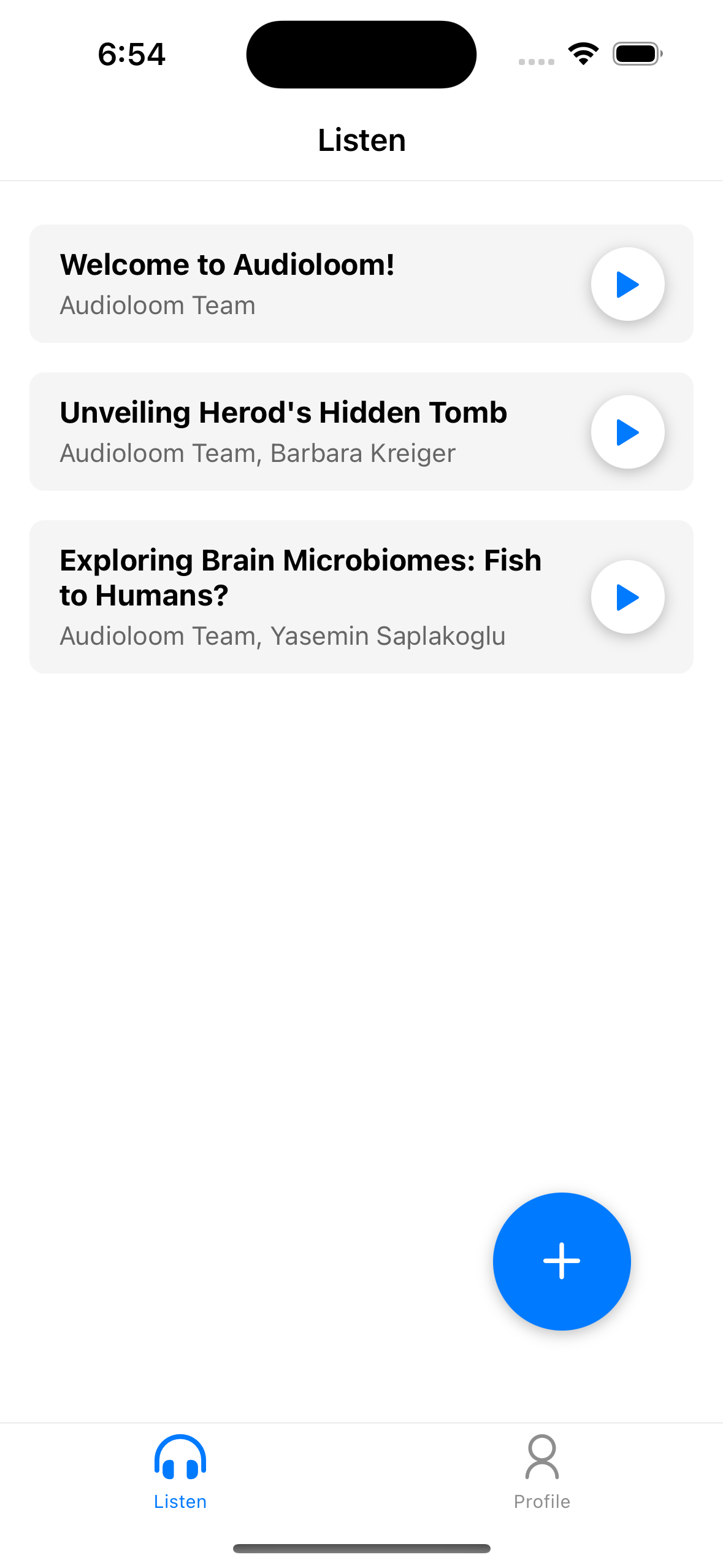Audioloom - Verwandeln Sie die Lesungen in ansprechende Podcasts Medien 2
