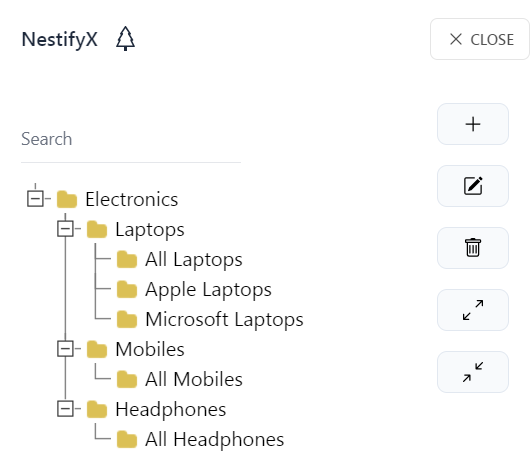 Nestifyx - Moeilijke drag & drop -functie voor het beheren van categorieën media 1