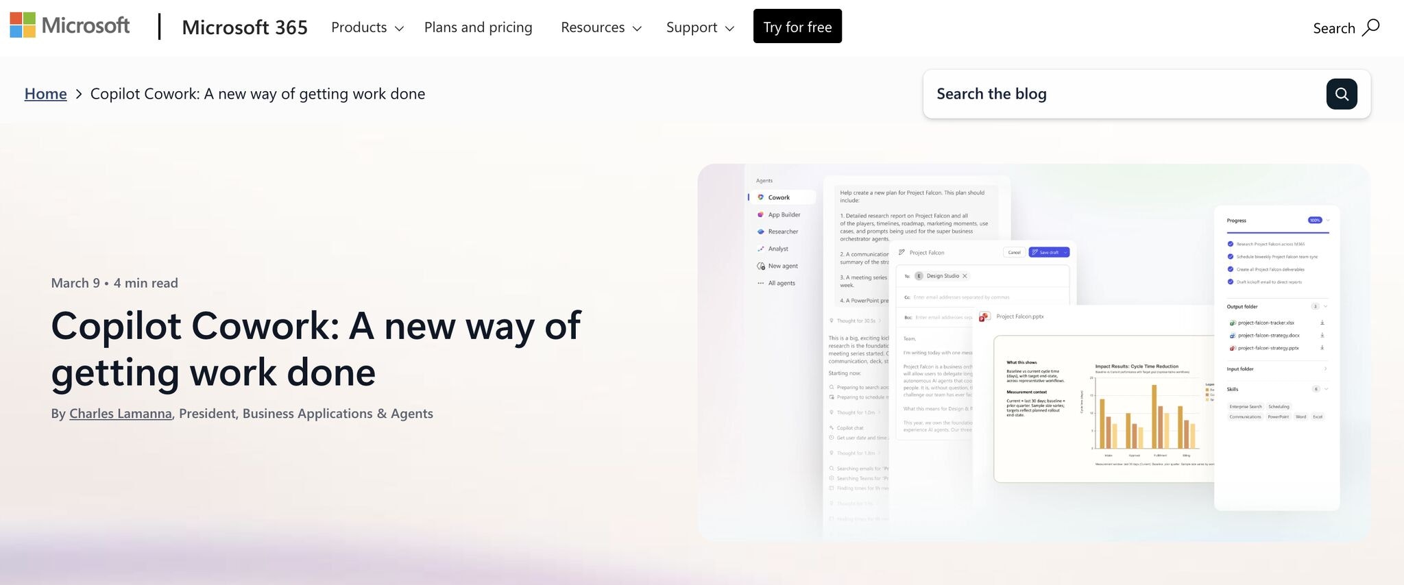 Microsoft Copilot Cowork gallery image