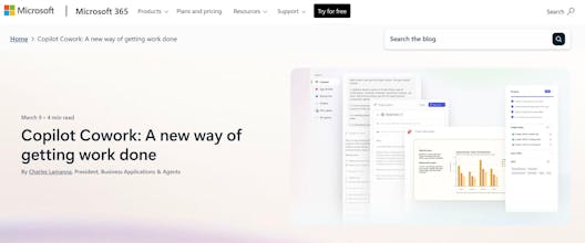 Microsoft Copilot Cowork gallery image