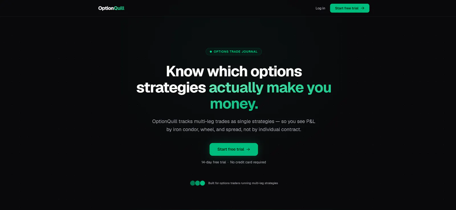 OptionQuill screenshot 1