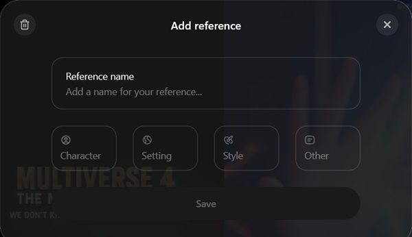 References on Sora - Main product screenshot demonstrating key features and user interface