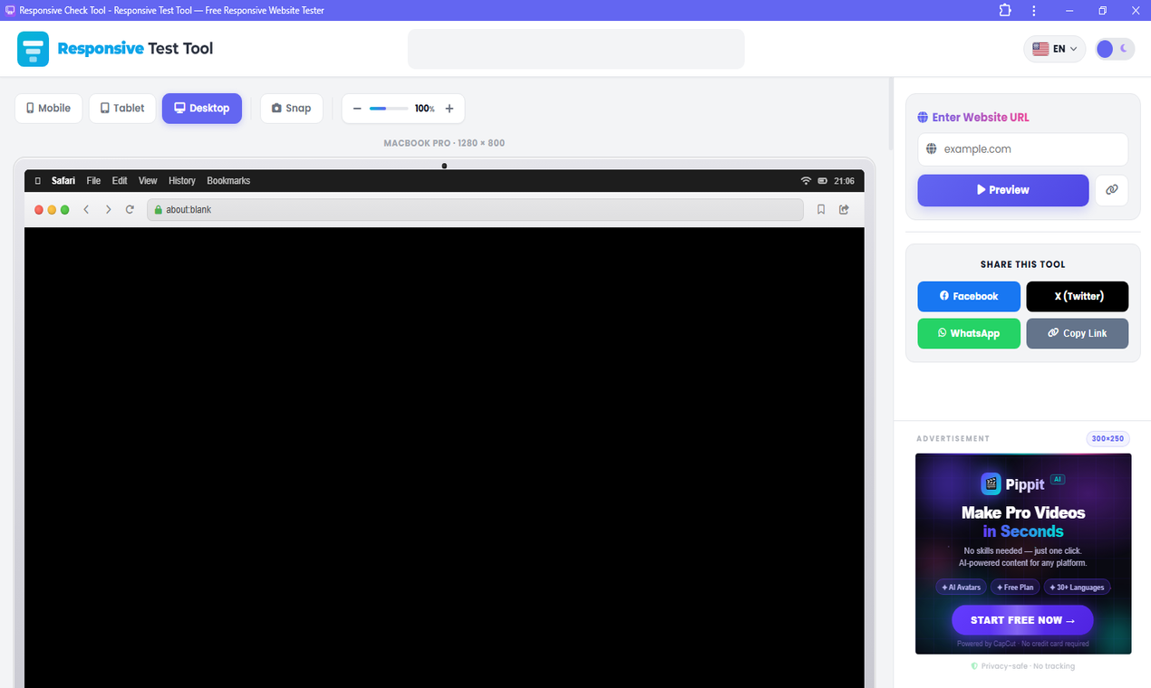 Responsive Test Tool gallery image