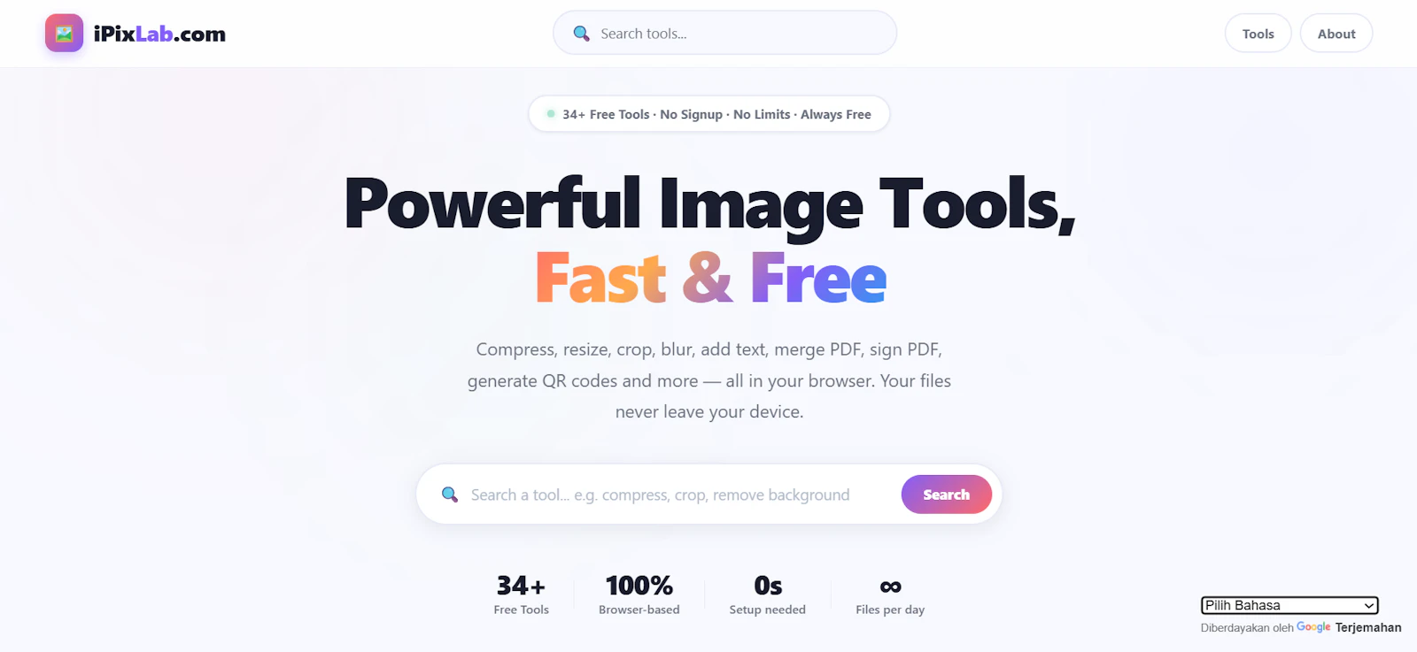 iPixLab.com screenshot 2