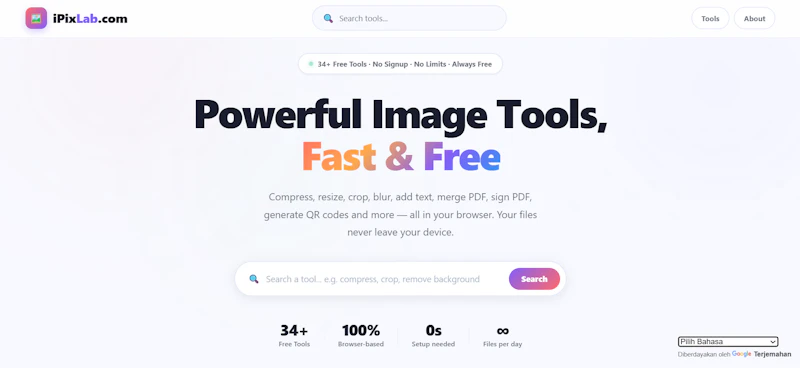 iPixLab.com screenshot 2