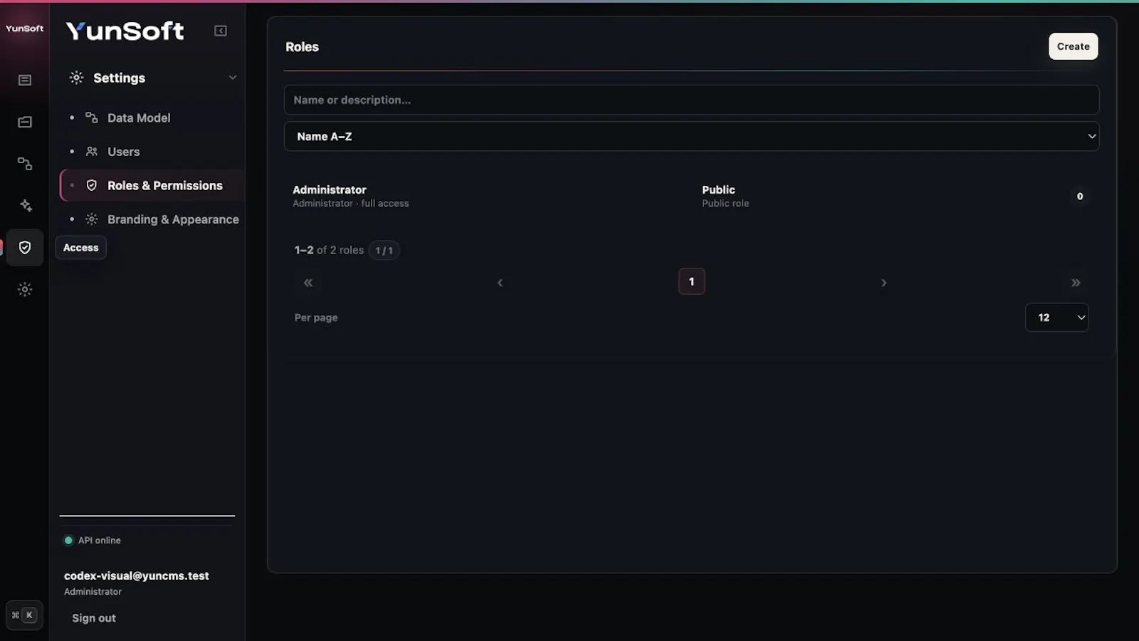 YunCMS screenshot 1