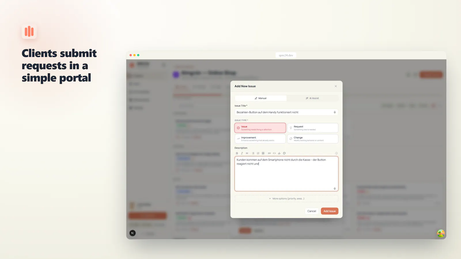 SPEC24 screenshot 2