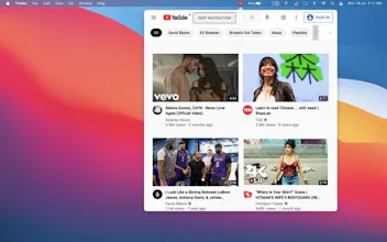 Menu Bar Web Browser gallery image