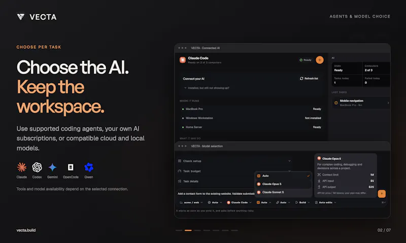 VECTA screenshot 1