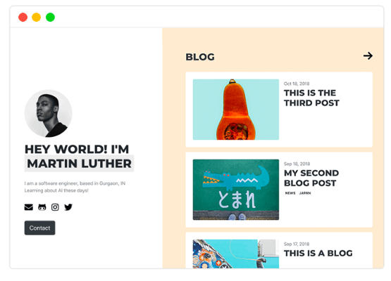 GoHugo Themes By UICardio gallery image