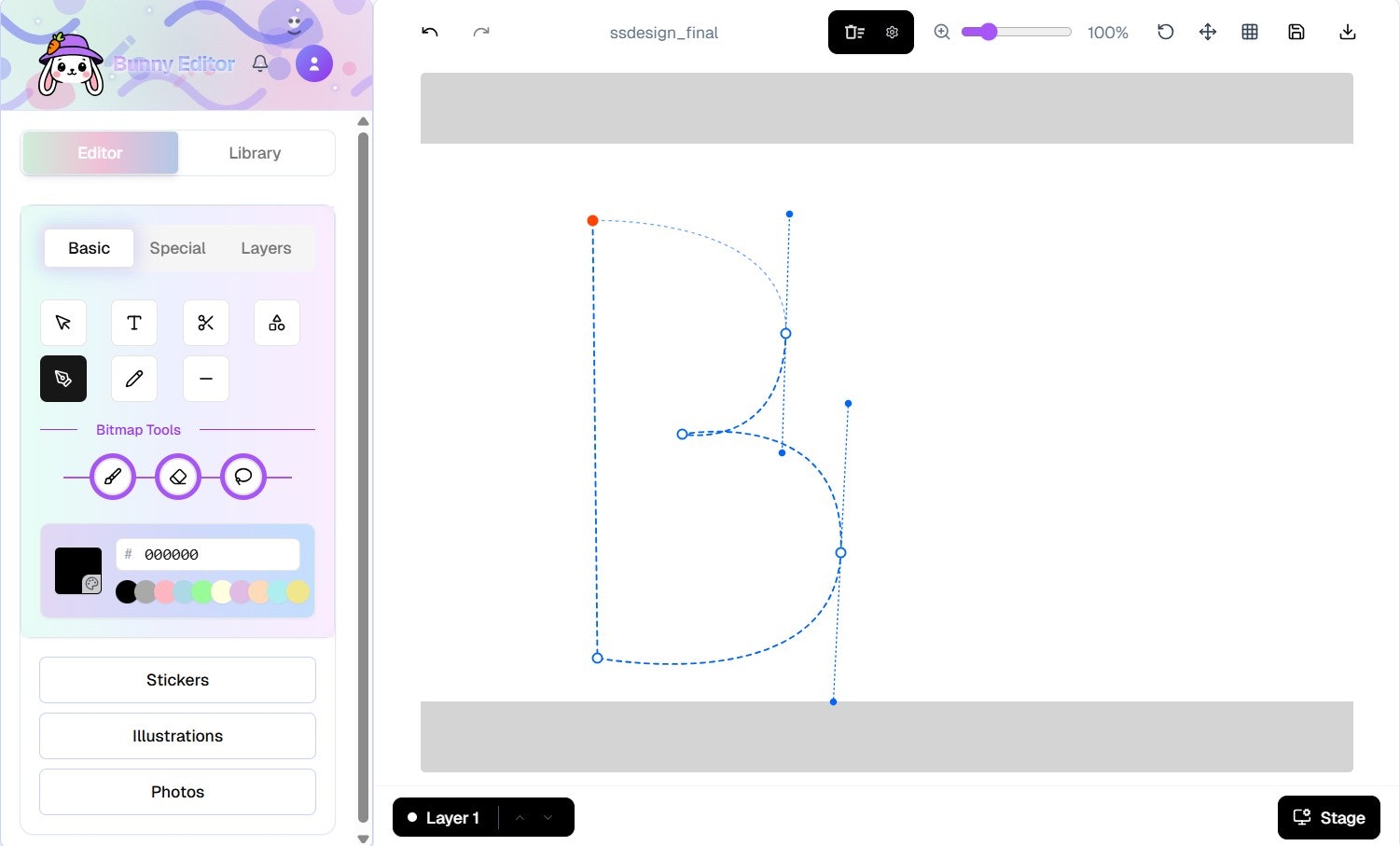  Bunny Editor — Design, Draw & Edit  - Screenshot 4 showing product features and functionality