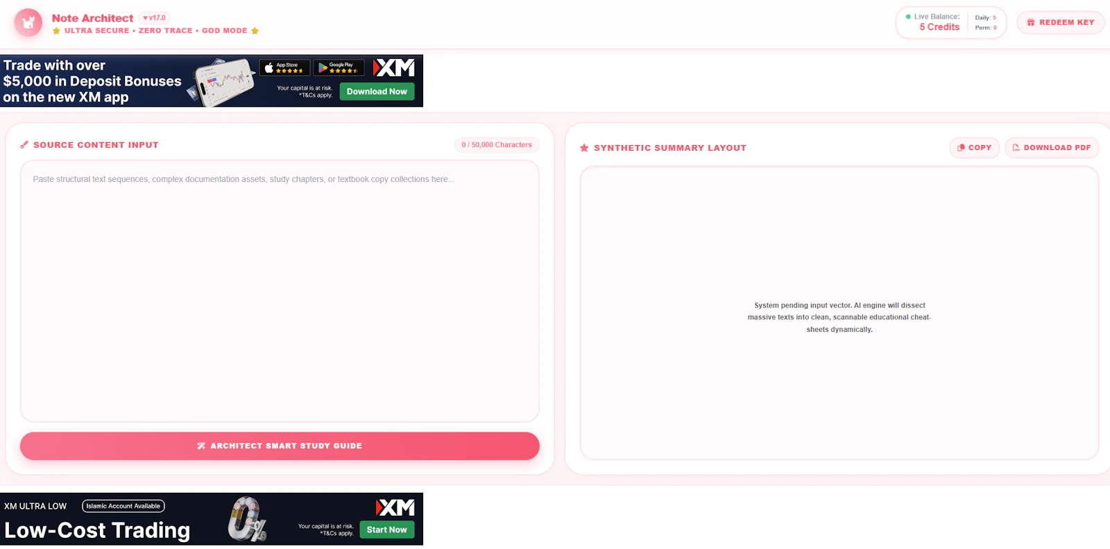 AI Smart Cheat-Sheet & Note Architect. screenshot 7